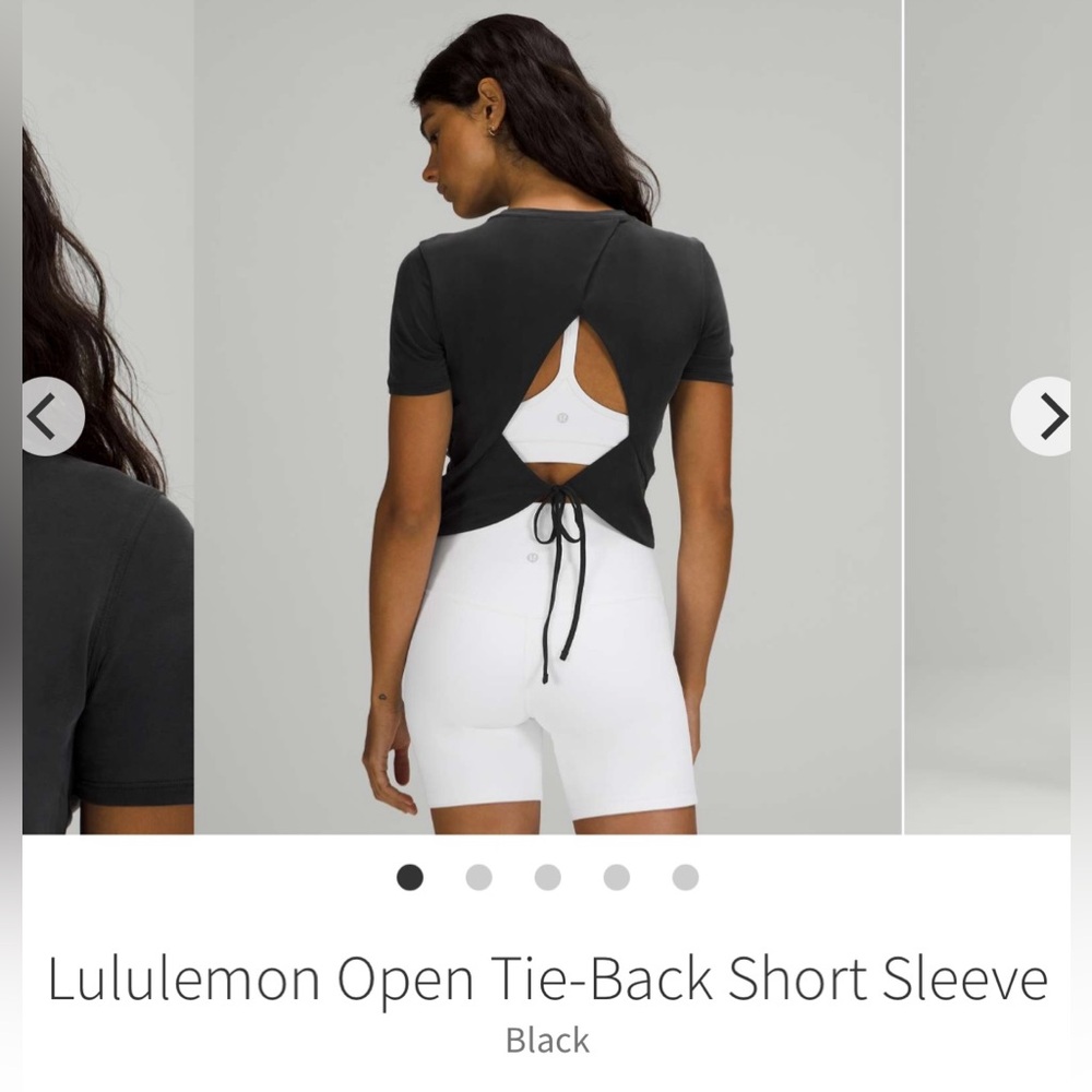 Lululemon Open Tie-Back Top